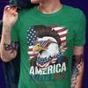 Eagle MulleT T Shirt Patriotic Usa America Cool Head Ideas Vintage Washed Streetwear Stretched Designer Clothes Versatile Soft