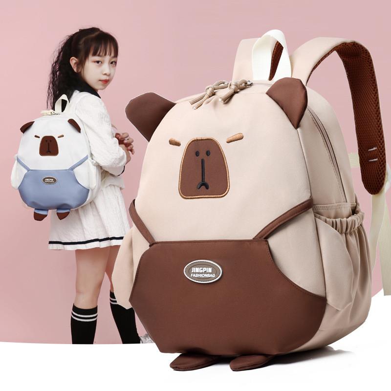 Eyecatching Kindergarten Lightweight Backpack For Boys And Girls Featuring Adorable Cartoon Characters In Various Colors