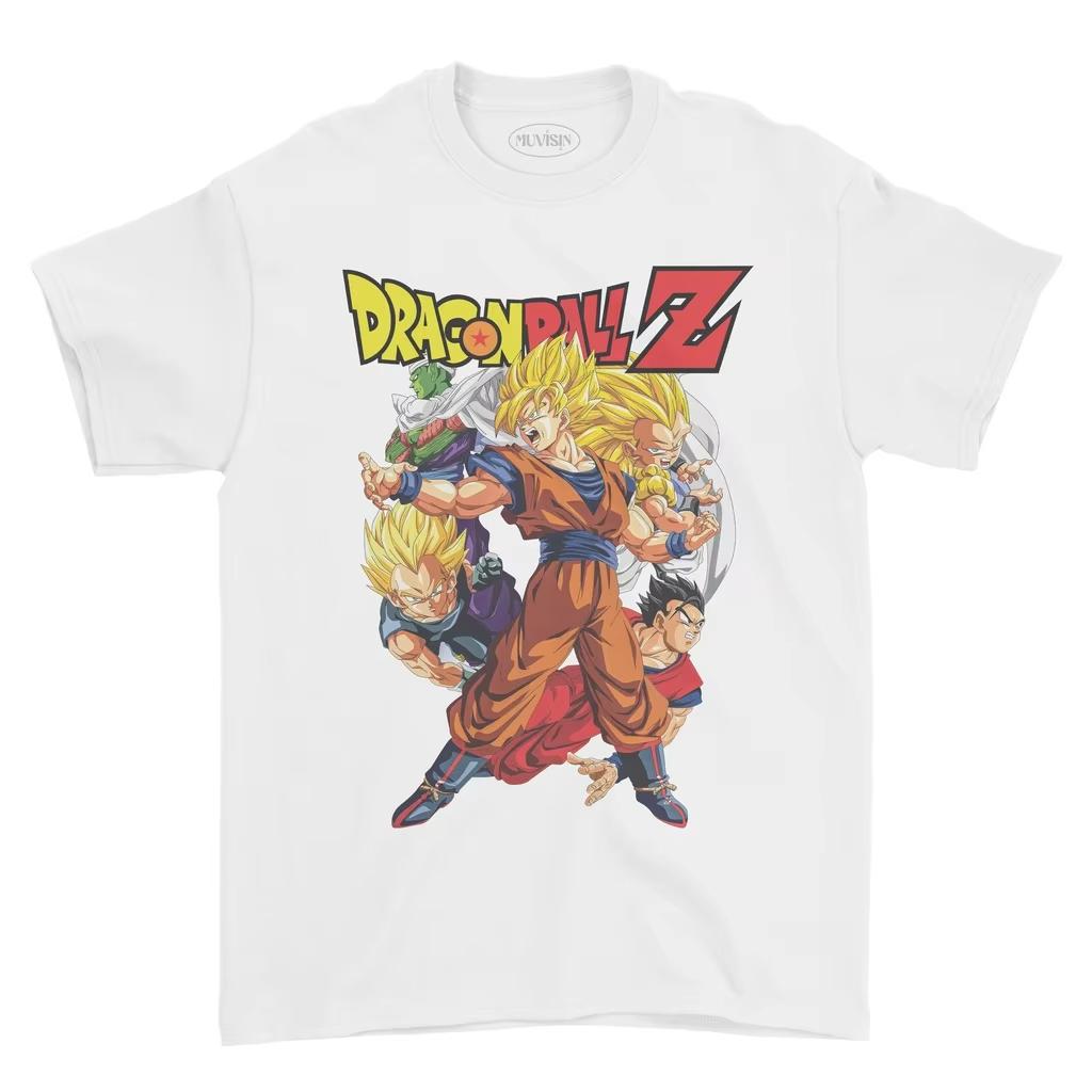 Japanese Animation Dragon Ball Z Printed Short Sleeve Tshirt Unisexs and Womens Tshirt Unisexs Top Sports Tshirt Harajuku Y2K Te S