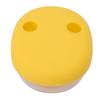 2 in 1 No Mess Snack Container Built in Silicone Finger Sleeve Leakproof Snack Box with Tight Silicone Gasket Yellow