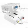 HD RCA CVBS AV til VGA Video Converter Conversor Mini AV2VGA Video Converter Adapter med 3,5 mm lyd til PC HDTV