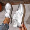 Women's Casual Sports ShoesGirls' N-Slip Lace-Up Low-Top Casual Sports Shoes Wear-Resistant Women's ShoesLightweight Round Toe