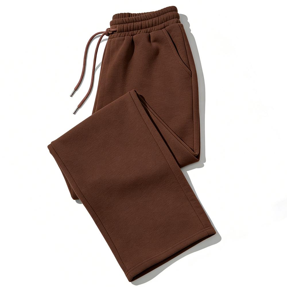 Pánské tepláky Rovný střih Joggers pro sport a streetwear Volné Oversized Ležérní kalhoty Stahovací šňůrka Více kapes Pánské Dlouhé kalhoty