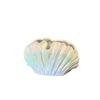 Glazed Ceramic Tissue Box Creative Ornament Shell Shape Napkin Holder Wide Mouth Smooth Extraction Desktop Napkin Case Home