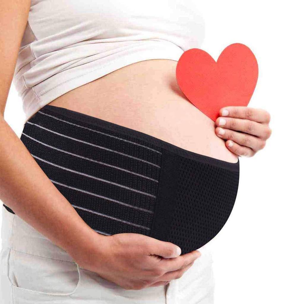 Maternity Belly Support Band for Pregnant Women: Thin Style, Pre-natal To Late-term Tummy Control and Waist Support Belt