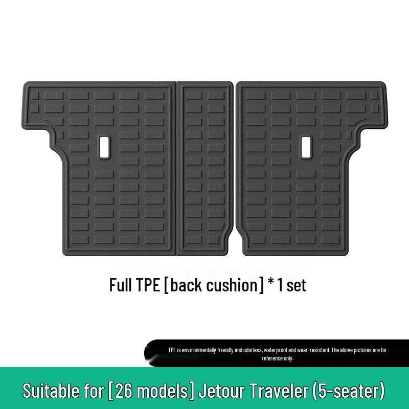 Compatible with Jetour Traveler/Shanhai T2 (23-26 Models) - TPE Car Floor and Trunk Mats.