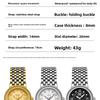 OPK Brand Couple Luminous Diamond Scale Exquisite Men's and Women's Trend Quartz Watch Women's Leisure Steel Belt Waterproof Watch