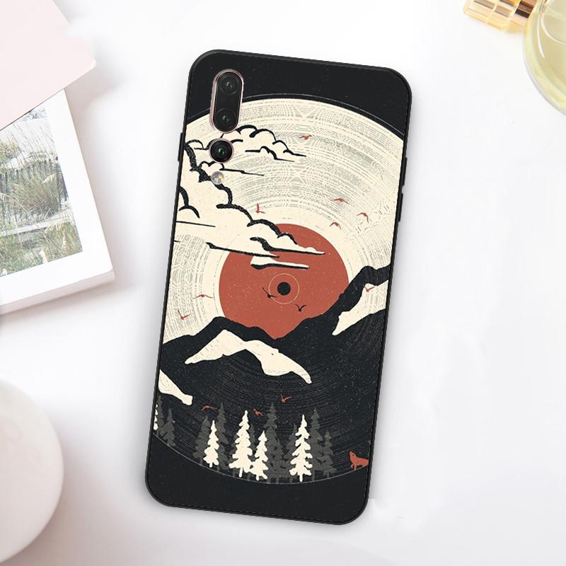Wild MountainsMoon Lake For Huawei Nova Y73 Y72 Y90 Y70 Y60 Y91 Y61 12s 12i 11i 8i 9 10 SE P60 P30 Pro P40 Lite Case