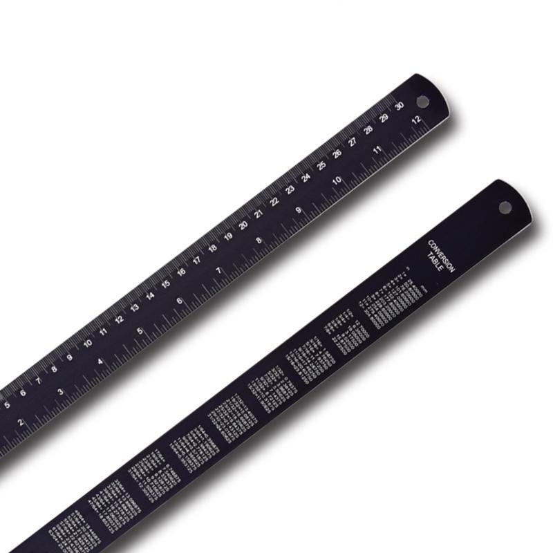 Aluminum Rulers Precisions Measurement Tool with Clear Scale for Precise Measurements In Art & Engineering Projects