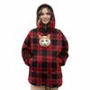 Moletom com Capuz Sherpa Forrado para Mulheres e Homens, Blusa de Moletom Casual Quente com Capuz para Outono Inverno, Estilo Europeu Americano