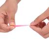 50PCS 5cm Soft Plastic Fishing Lures T tail Grub Worm Baits Fish Tackle Accessory Pink