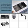 Kitchen Double-Bowl Sink Set