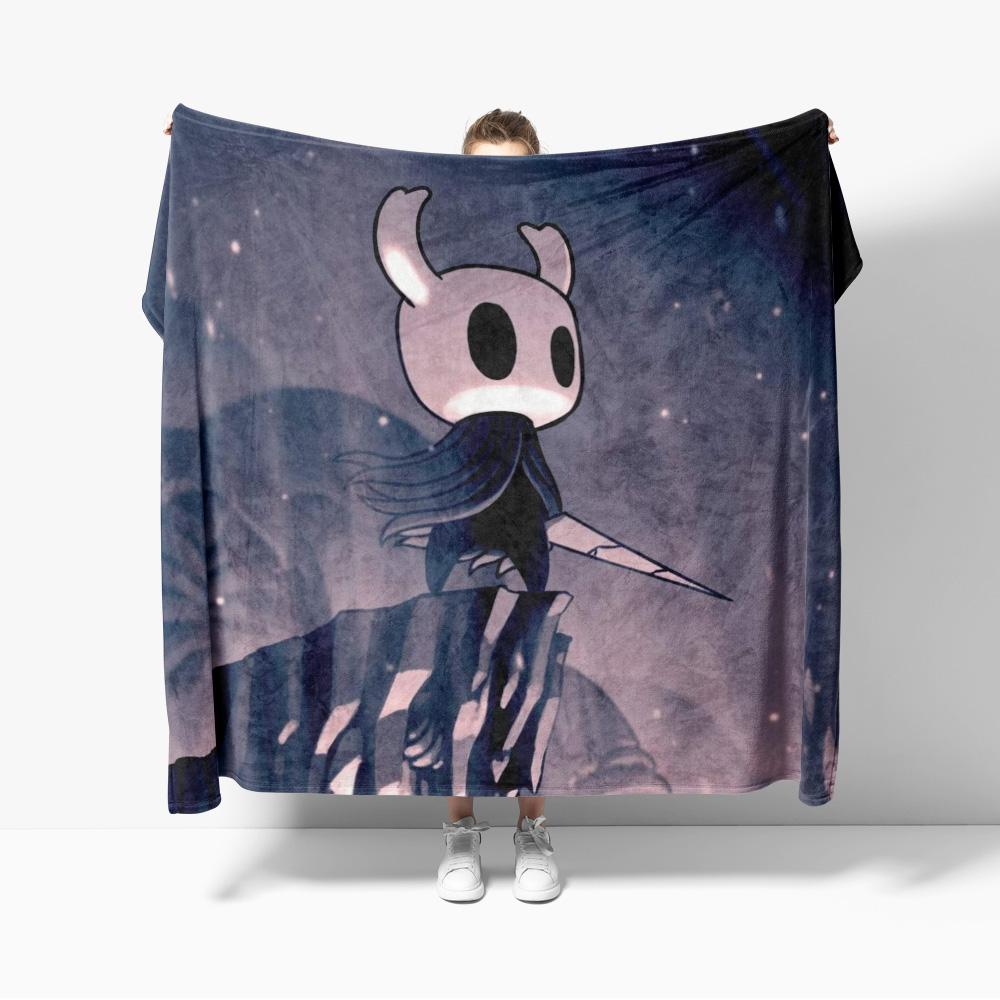 Hollow Knight Map Throw Blanket Gaming Map Blankets Soft Warm Flannel Blanket Bedding for Bed Living Room Home Sofa
