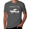 Pa18 Super Cub Airplane Classic Vintage Design TShirt Cotton T Shirt Pack TShirt