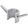 Upgrades 2pcs Shower Rod Hook Set Easy Install Not Drill Required Space Saving Shower Head Holder for Towels & Loofahs
