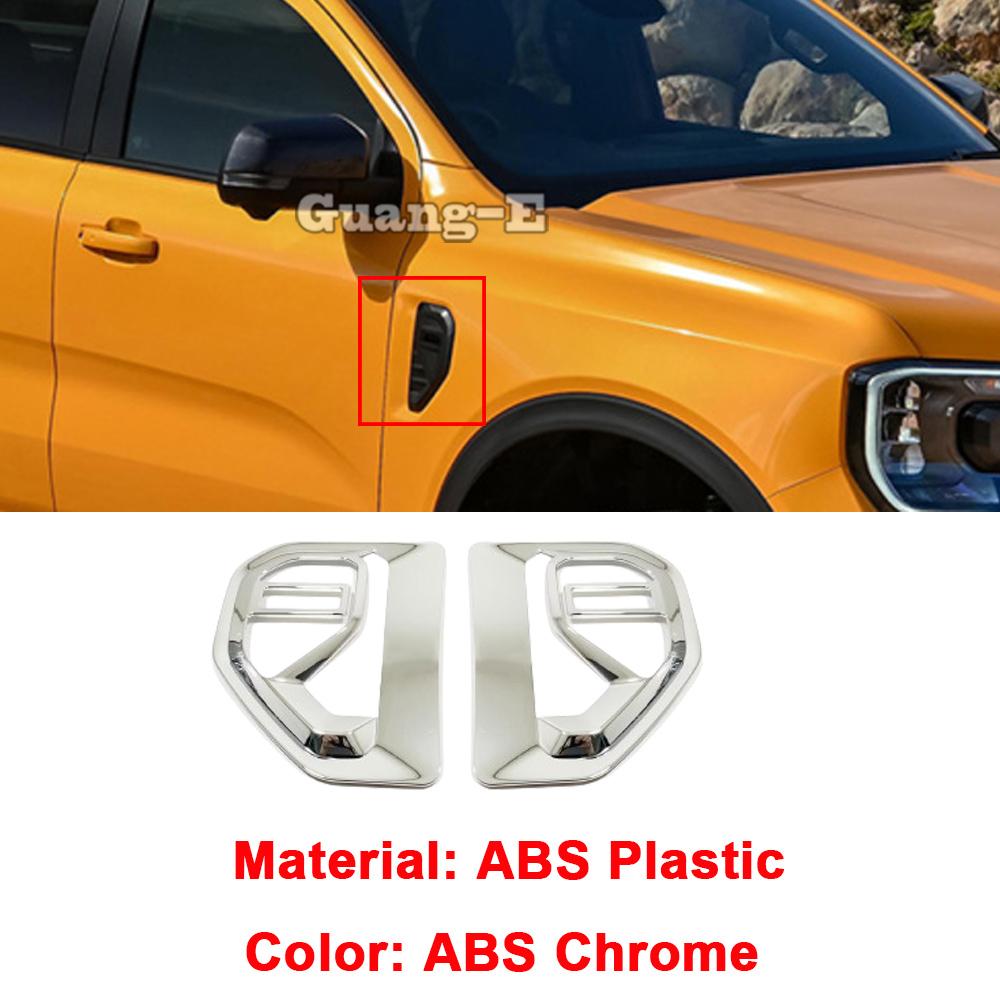 For Ford Ranger T9  2024+ ABS Rear Tail Light Lamp Cover Front Head Light Frame Door Handle Trim Armrest Accessories