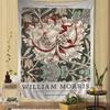 Abstract WWilliam MMorris Flower Cartoon Tapestry Wall Hanging Decoration Household Home Decor