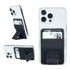 2 In 1 Phone Wallet Stick On Credit Adhesive Card Holder For Back Of Phone Case Pocket Card Slot Folding Kickstand Stand