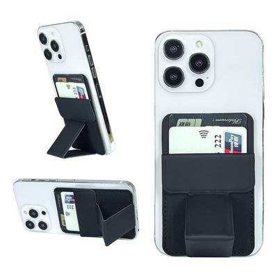 2-in-1 Handy-Geldbörse Zum Aufkleben Kredit-Klebe-Kartenhalter Für Rückseite der Handyhülle Tasche Kartenfach Faltbarer Ständer Ständer