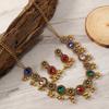 Pendant Necklace Earrings Set Beads Women Jewelry Set Temperament Tassel Jewelry Set  Gifts