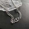 Titanium Steel Non-Fading Women's Hip-Hop Cuban Chain Necklace - Trendy European & American Street Style Clavicle Accessory