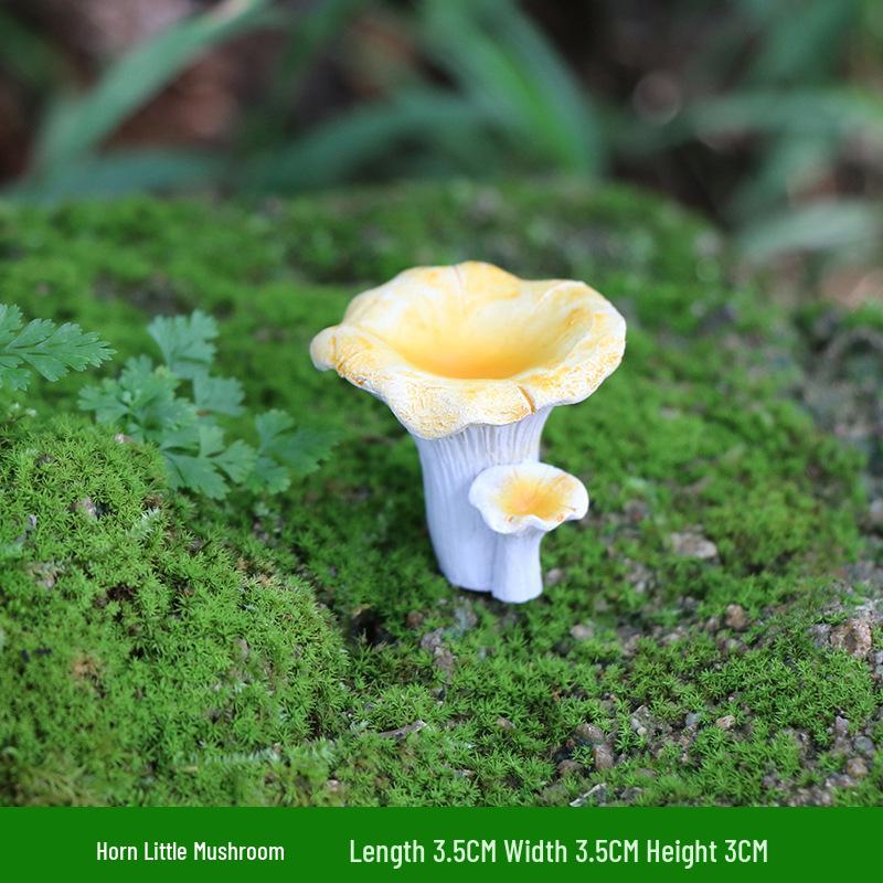 Outdoor Garden Ornaments: Simulated Mushroom Bonsai Decorations for Courtyard Landscaping