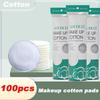 100/400pcs Soft and Breathable Round Cotton Makeup Pad Daily Facial Cleaning Makeup Nail Polish Removal Pad Makeup Tools Access