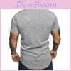 Modisches lässiges Herren-T-Shirt mit kurzen Ärmeln, schmale Passform, für Muskelaufbau, ultimativer Komfort