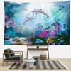 דג חלום נוף מתחת למים שטיח קיר תלוי בוהמי מופשט Kawaii פשוט היפי חדר שינה סלון עיצוב הבית