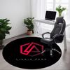 1PC Linkin Park Office Round Rug, Non-slip, Soft and Durable Office Rug for Interior Decoration, Perfect for Office, Beautiful Decoration