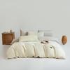 Muji Washed Warm Milk Velvet Quilt Set