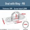 304 Stainless Steel U-Shaped Ceiling Fan Hook/Sandbag Hook/Lamp Hook/Yacht Hook/Lifting Hook with Hanging Ring