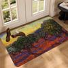 Starry Night Van Gogh Art Room Mats Nordic Style Home Doormat Bathroom-Toilet Mats Bedroom Hotel Decor Mat