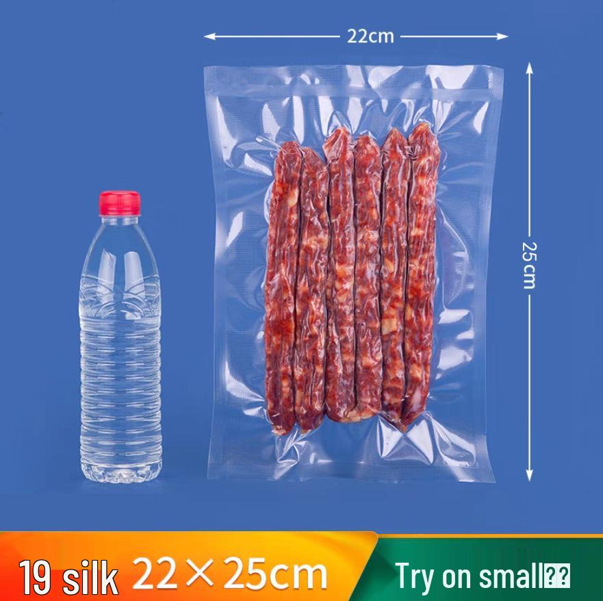 Thickened Transparent Vacuum Food Preservation Bags - Plastic Seal
