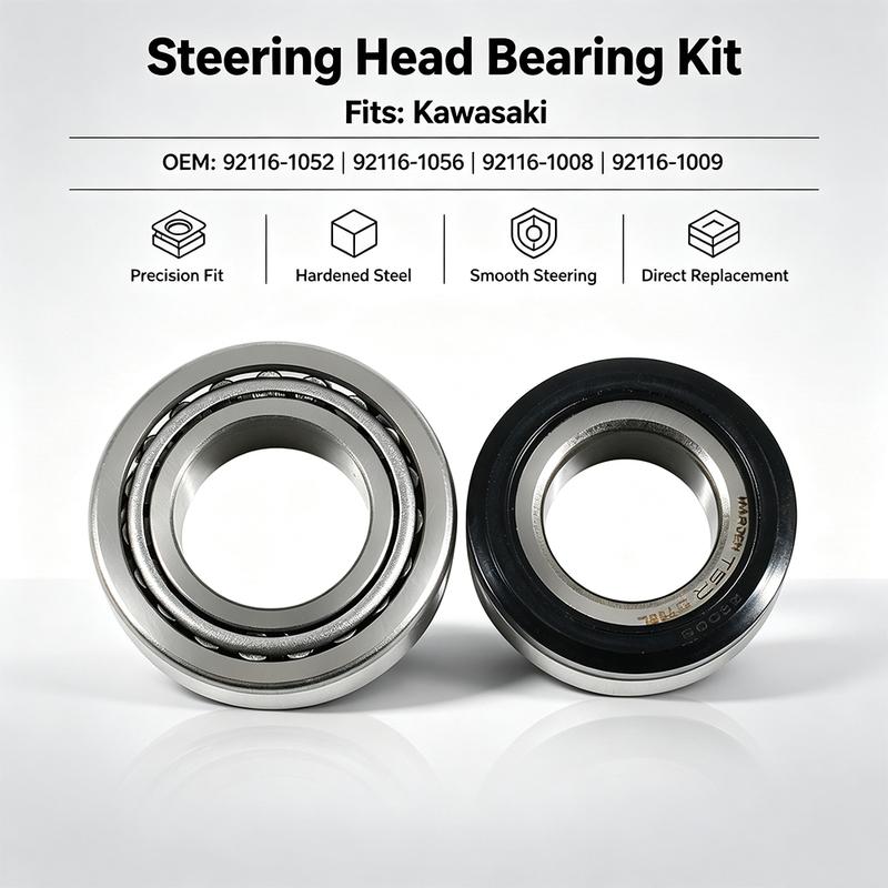 Motorcycle Steering Head Bearing For Kawasaki EX400 GPZ500 GPZ500S GPZ400S EX500 Ninja KDX125 KDX125SR 500 500R 92116-1056