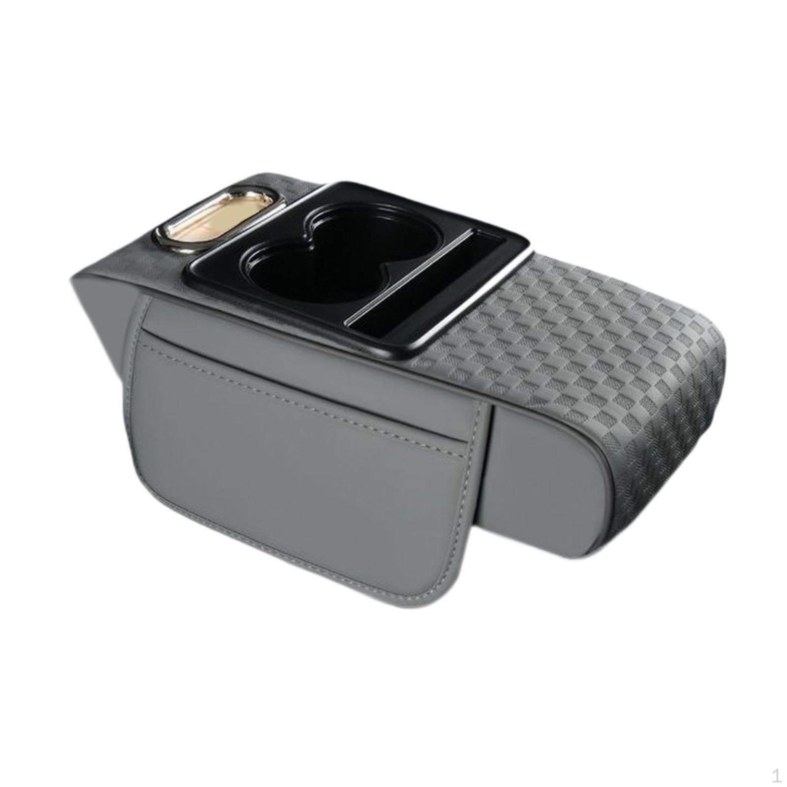 

Auto Armrest Cushion Center Console Cover Interior Organizer, Ergonomic Vehicle Arm Rest Accessories серый