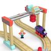 Thomas the Tank Engine Wooden Track Mean Freight Mischievous Freight Cars and Crane Set Wooden Toy GGH31 Series Cars, Charlie's [SFC Certified]