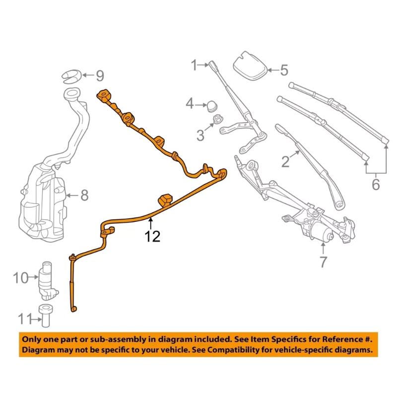 Automotive Accessory Replacement Front Windshield Washer Nozzle Assembly for W176 C117 1768600192 1768601392 A1768600192