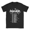 Vintage Freya Skye Music TShirt for Men O Neck Pure Cotton T Shirt  Short Sleeve Tees Graphic Printed Tops