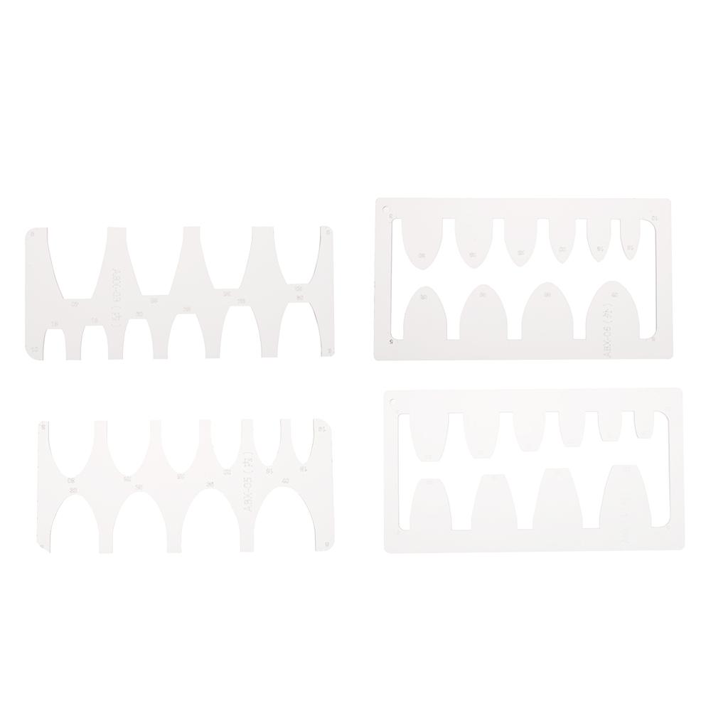 Acrylic Watchband Belt Strap Tail Stencil Template for Leather Craft Clear 1