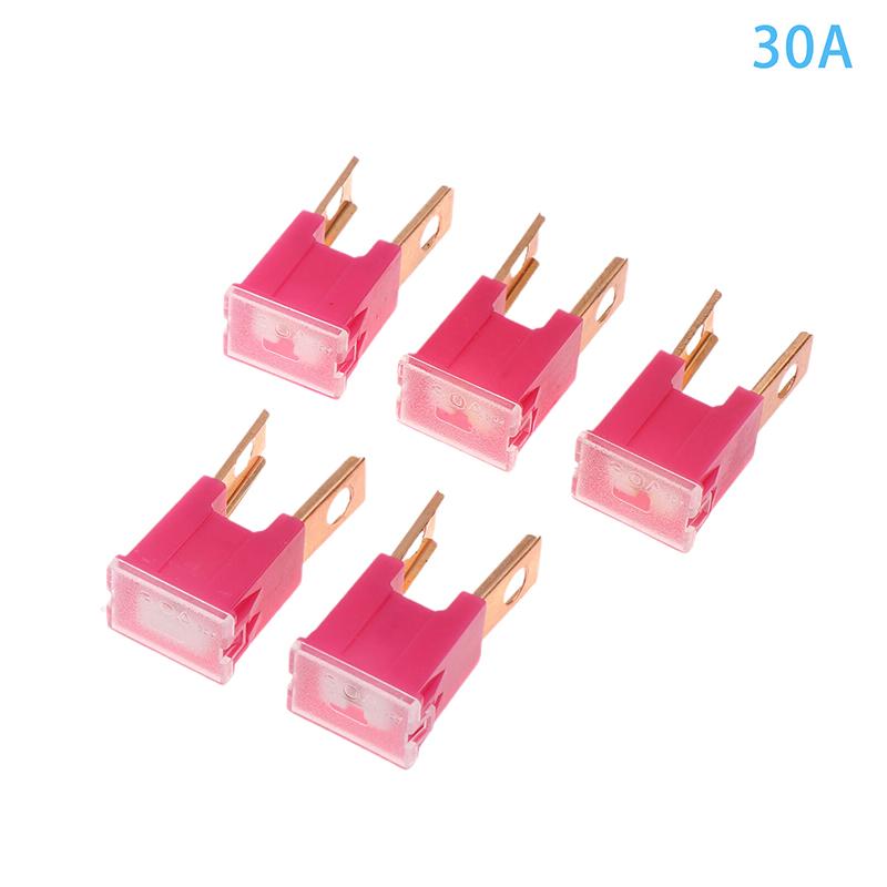 

5 шт. автомобильные квадратные внешние штекерные предохранители с длинными ножками 20-120A квадратные автомобильные предохранители водонепроницаемые розетки as the picture