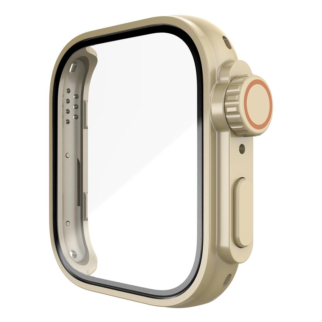 Change To Ultra Case for Huawei Watch Fit 3 Tempered Glass Cases Cover Screen Protector for Huawei Watch Fit3 Upgrade to Ultra 2