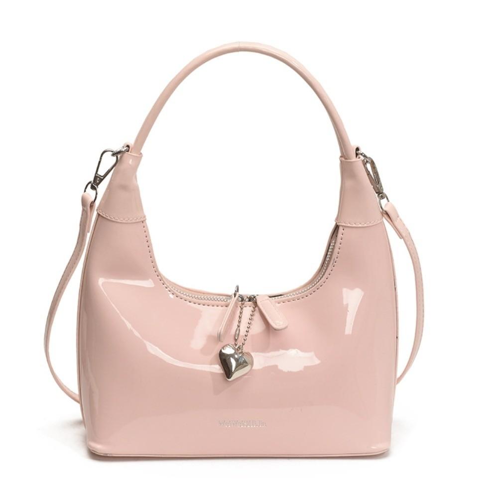 

Сумка женская корейская из ПУ, сумка через плечо, подвеска в виде сердечка, женская наплечная сумка, корейская сумка под мышкой, женская розовый