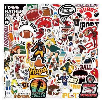 55 Futbol Futbol Grafiti Çıkartmaları Bavul Dizüstü Bilgisayar Scooter Su Bardağı Çıkartmaları