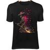 T-shirt Samouraï Squelette – Katana Flamboyant, Masque Brisé, Art Fleur Sombre T-shirt