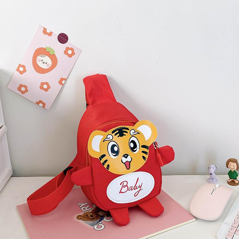 Очаровательный Унисекс Детский Мини-Рюкзак с Игривым Дизайном Тигра для Дошкольников