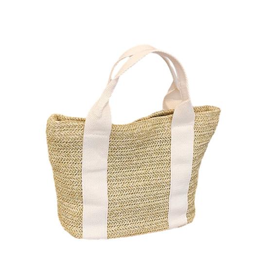 Женская соломенная сумка-тоут ручной работы, многоразовая летняя сетчатая пляжная сумка для ежедневных прогулок, отпуска, подарка на День матери белый