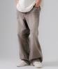 EZKATON Burnett Pigment Wide Pants Brown Mmlp6783