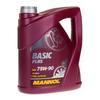 4 Litres D'huile Pour Engrenages Basic Plus MANNOL SAE 75W-90 API GL 4+, MIL-L 2105, VW 501.50