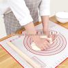 Silicone Baking and Kneading Mat with Rolling Pin and Heat-Resistant Pad